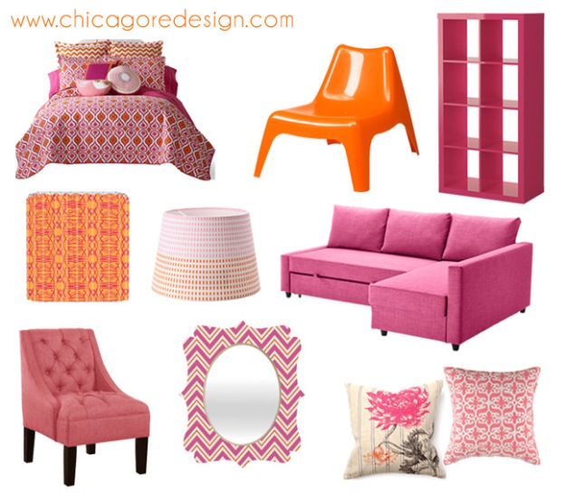 Hot Color Combo: Pink + Orange | Chicago ReDesign